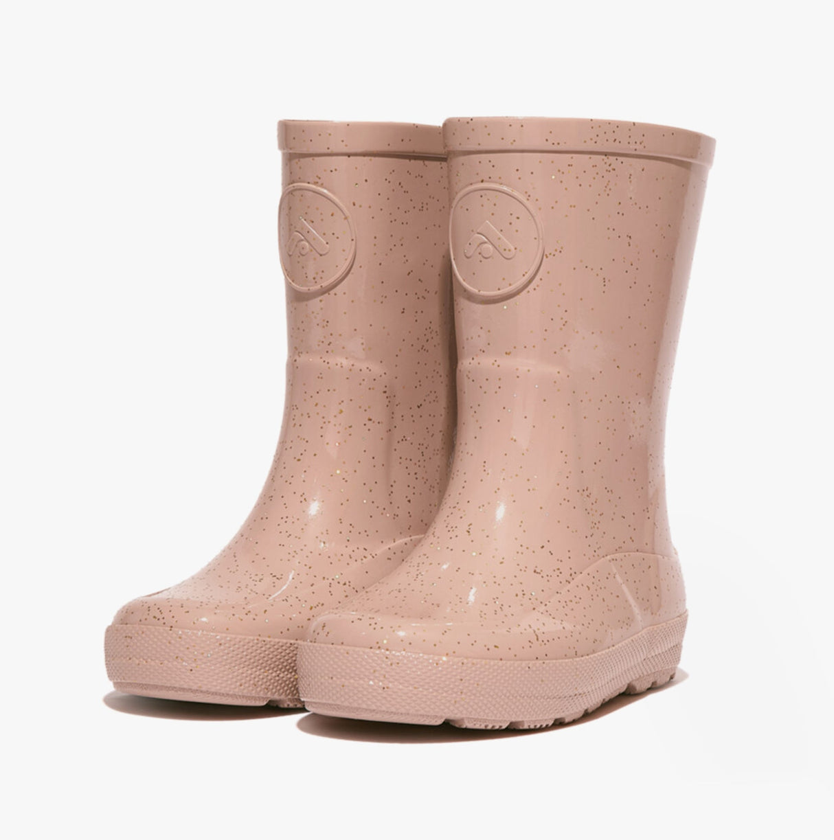 FitFlop WONDERWELLY Kids Rain Boots Rose Gold