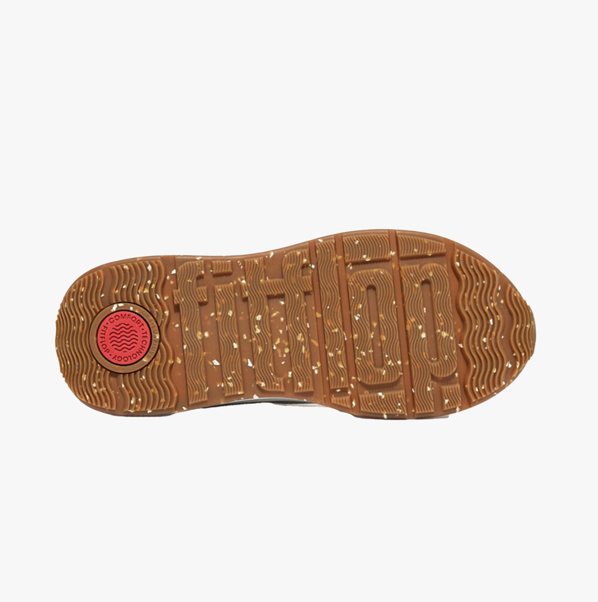 FitFlop F-MODE e01 KNIT FLATFORM Womens Trainers Urban White Mix