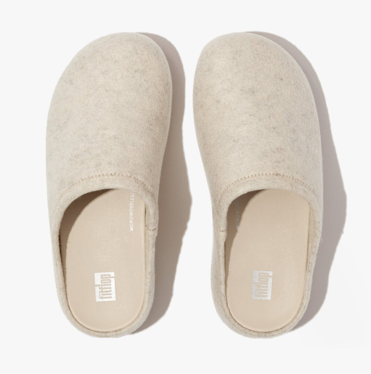 FitFlop SHUV e01 Womens Clog Slippers Ivory