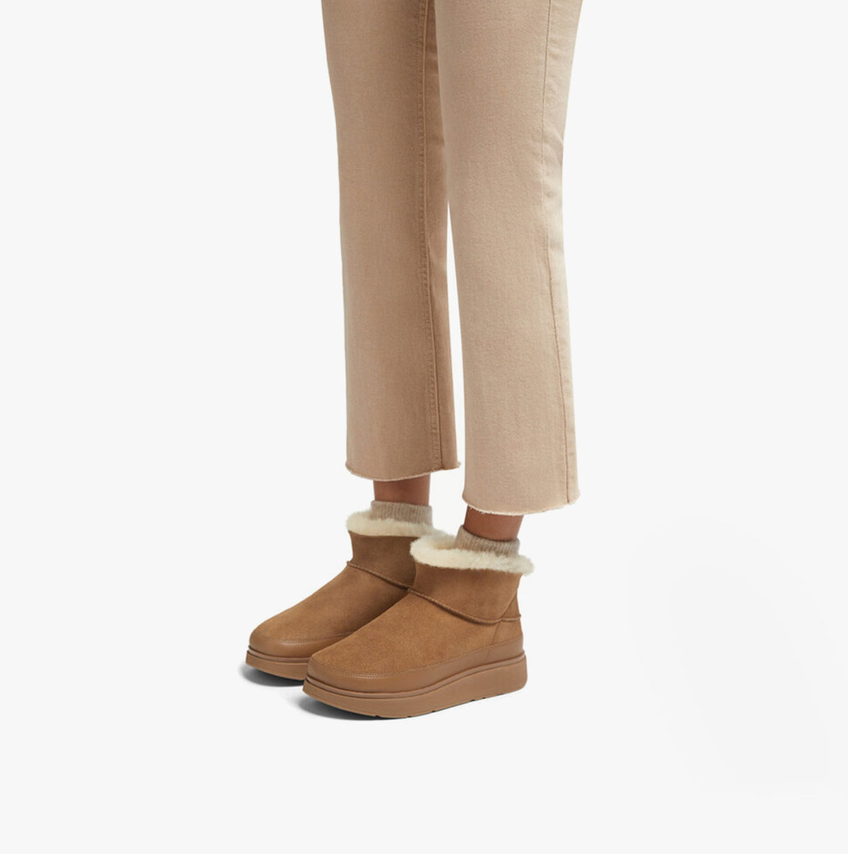 FitFlop GEN-FF ULTRA-MINI Womens Boots Desert Tan