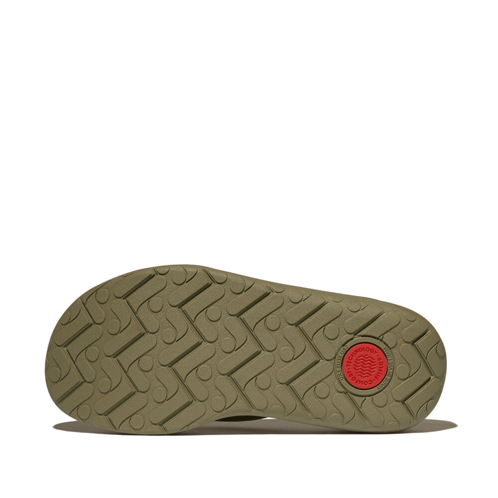 FitFlop RELIEFF RECOVERY Womens Toe Post Sandals Camo-Green