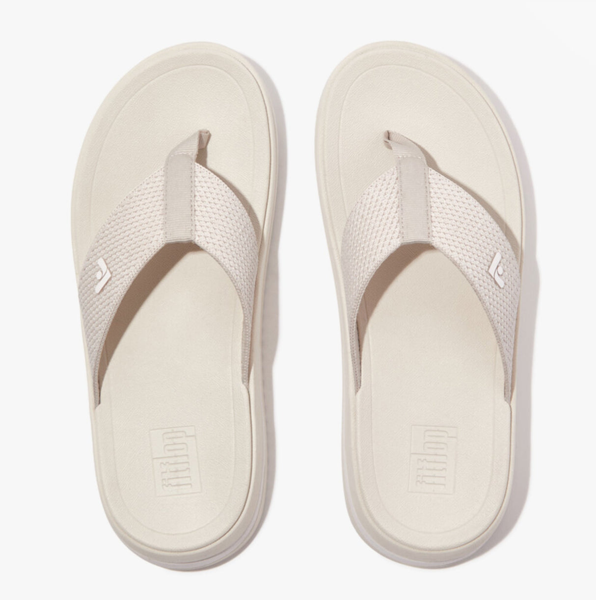 FitFlop SURFF TWO-TONE WEBBING Womens Toe Post Paris Beige