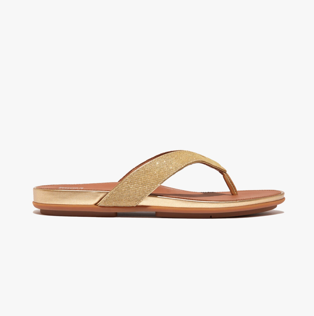 FitFlop GRACIE SHIMMERLUX Womens Toe Post Sandals Platino