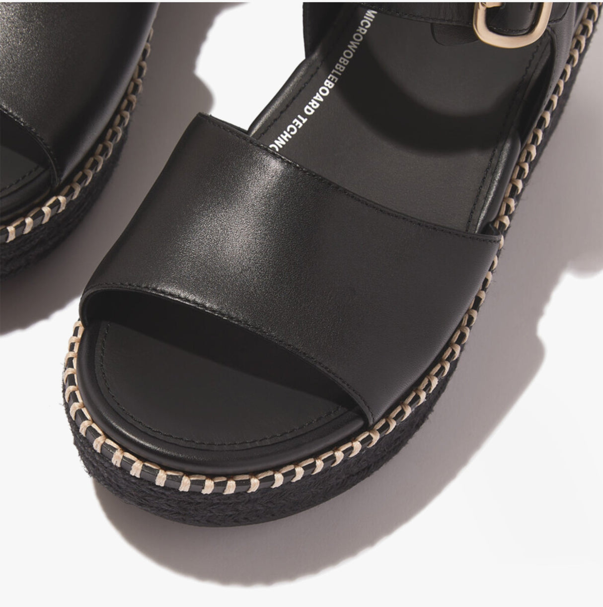 FitFlop ELOISE BACK STRAP Womens Espadrille Black