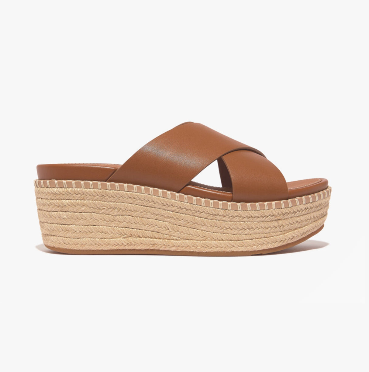 FitFlop ELOISE WEDGE Womens Espadrille Light Tan