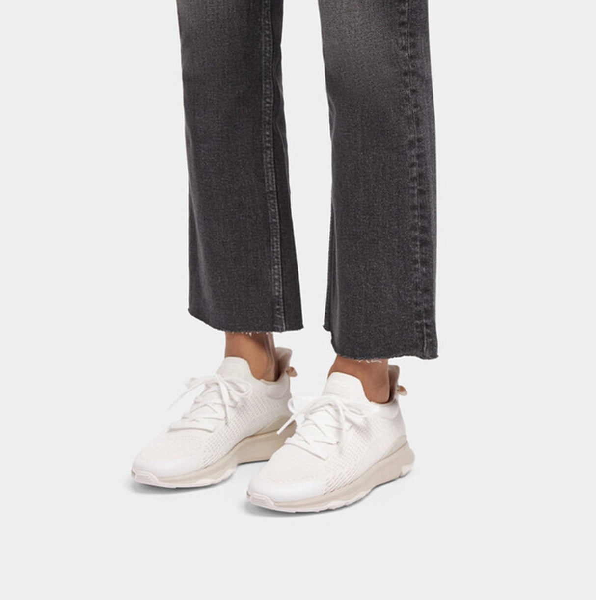 FitFlop VITAMIN FFX KNIT Womens Trainers Urban White/Paris Beige