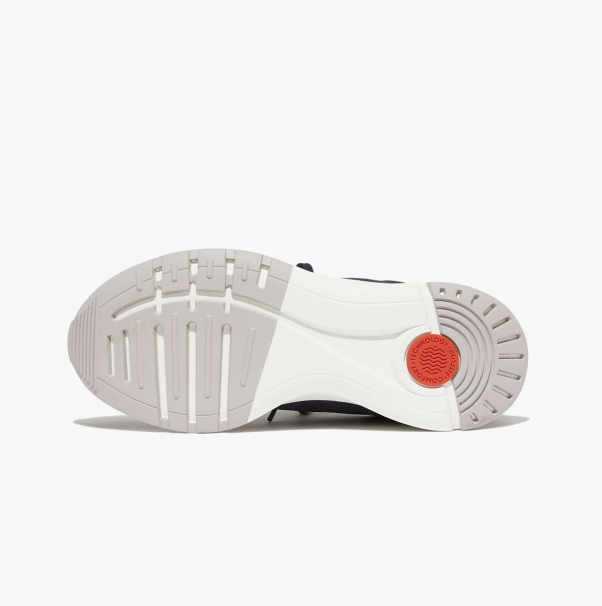 FitFlop VITAMIN FFX KNIT Womens Trainers Midnight Navy/Pewter