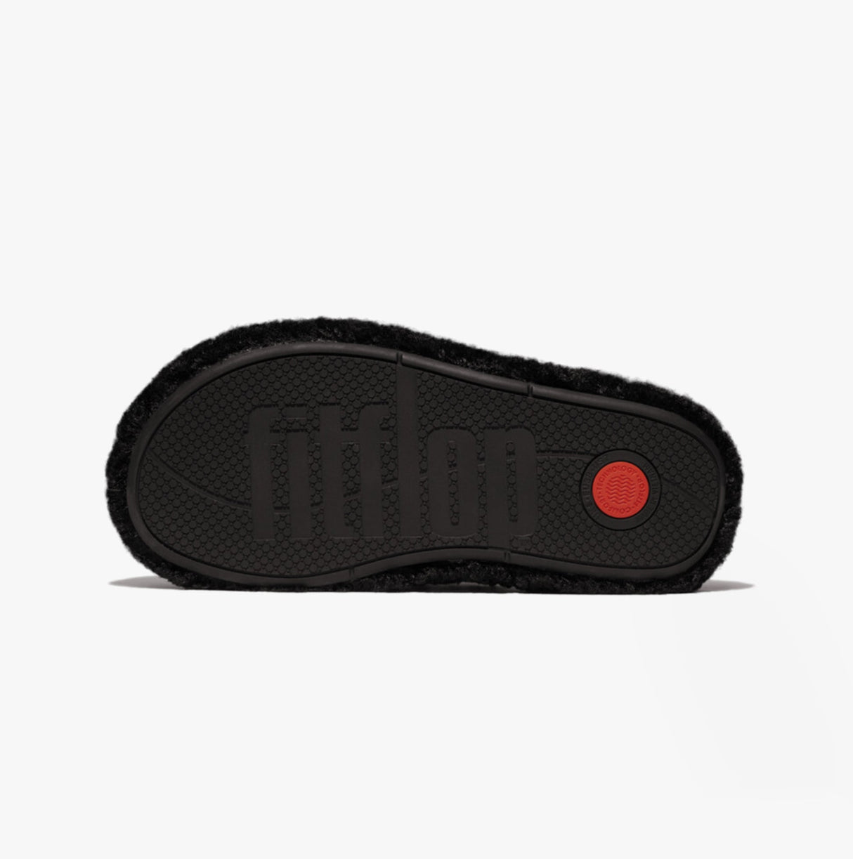 FitFlop iQUSHION D-LUXE Womens Mule Slippers All Black