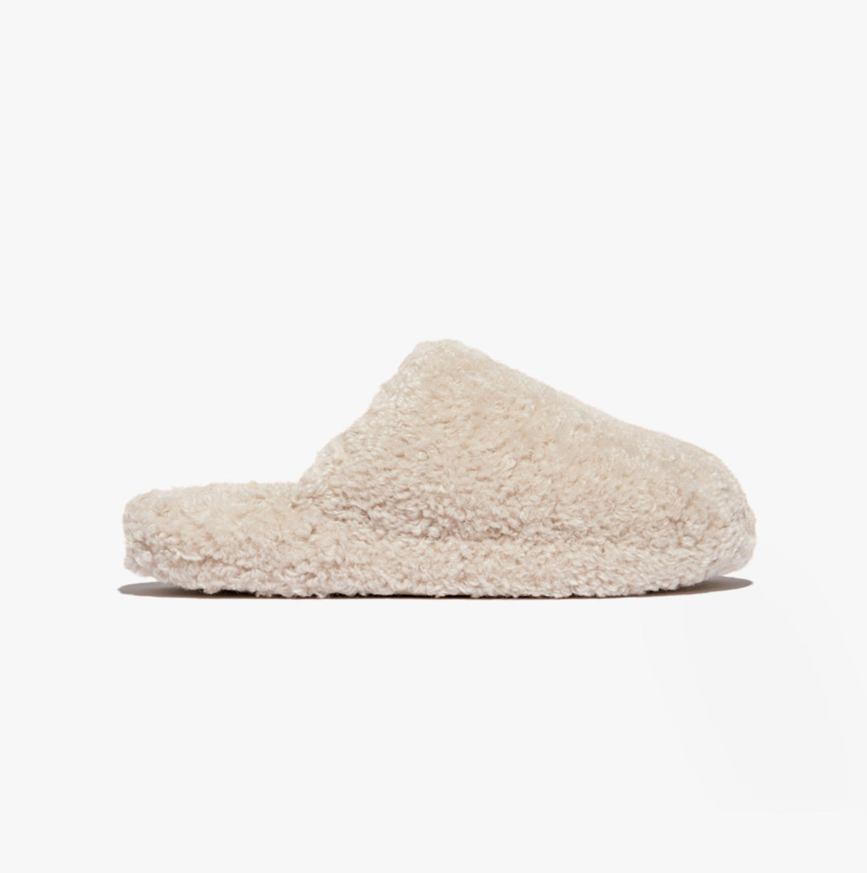 FitFlop iQUSHION D-LUXE Womens Mule Slippers Milk Ice