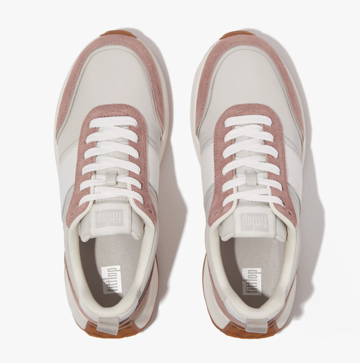 FitFlop F-MODE Womens Trainers Dusky Pink Mix