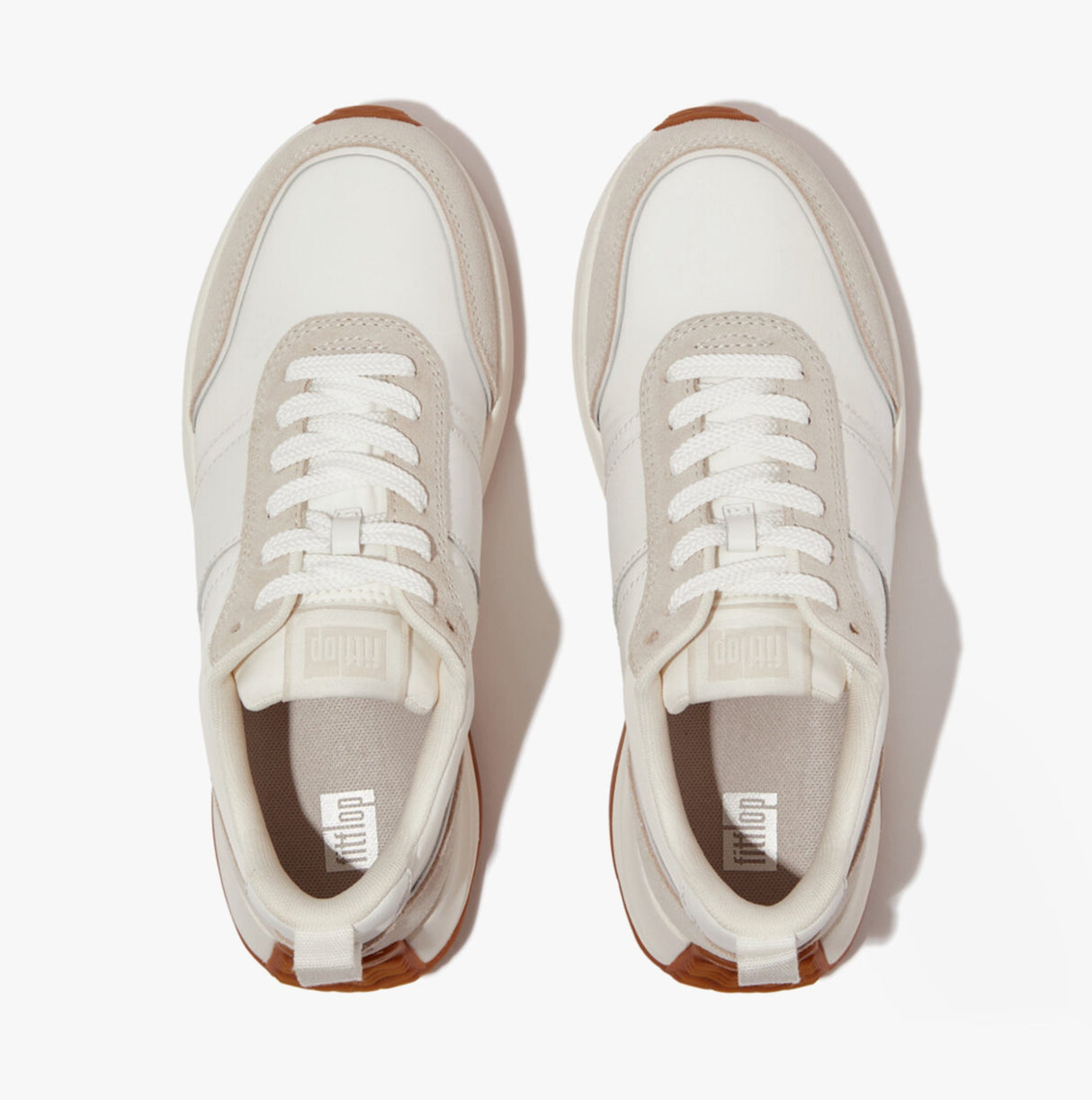 FitFlop F-MODE Womens Trainers Urban White Mix