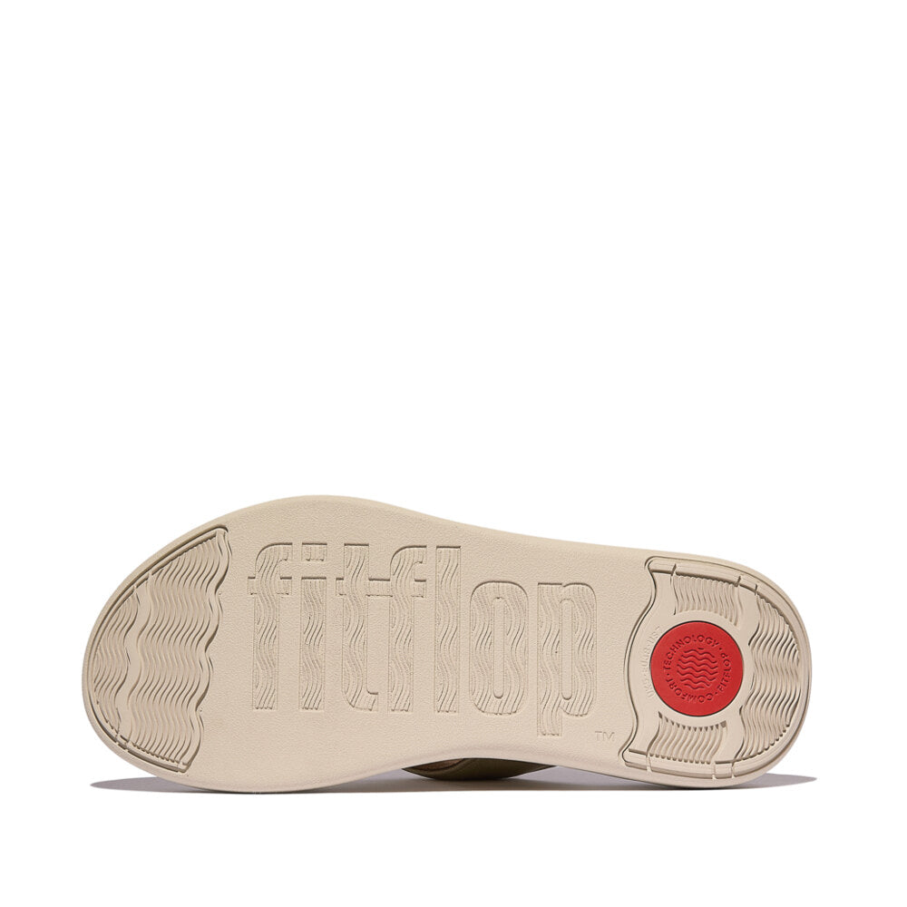 FitFlop F-MODE GO Womens Toe Post Sandals Platino