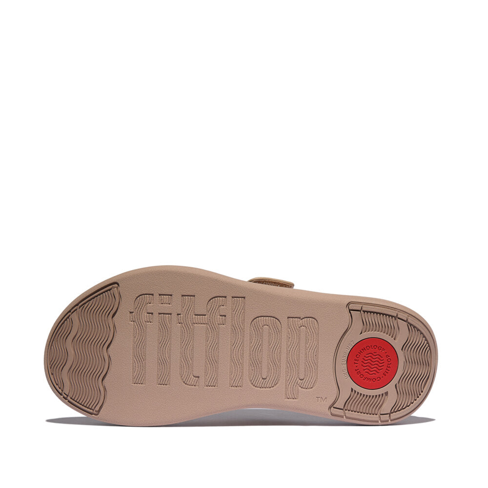 FitFlop F-MODE GO Womens Toe Post Sandals Classic Beige