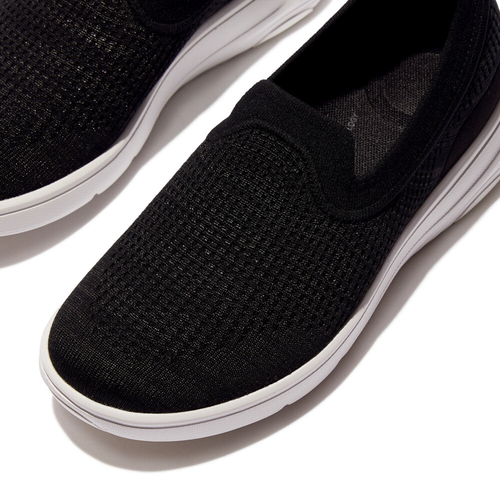FitFlop SUPER-Q KNIT Womens Trainers Black