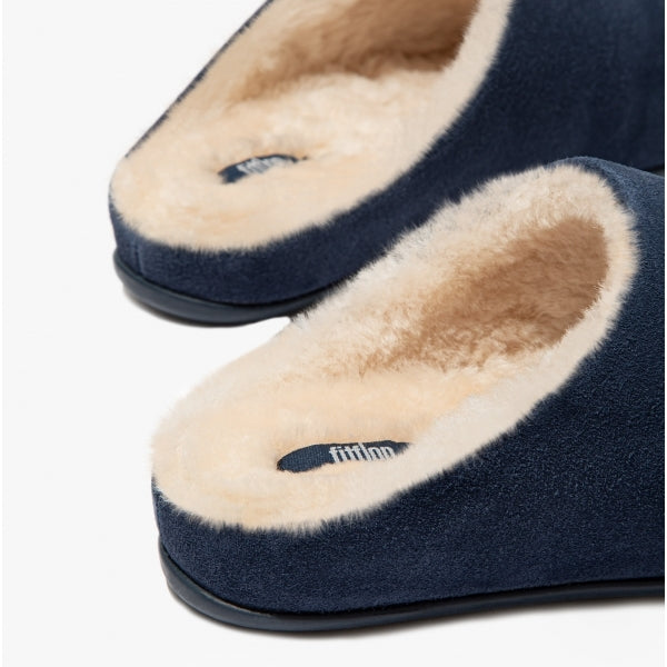 FitFlop CHRISSIE SHEARLING Womens Slippers Midnight Navy