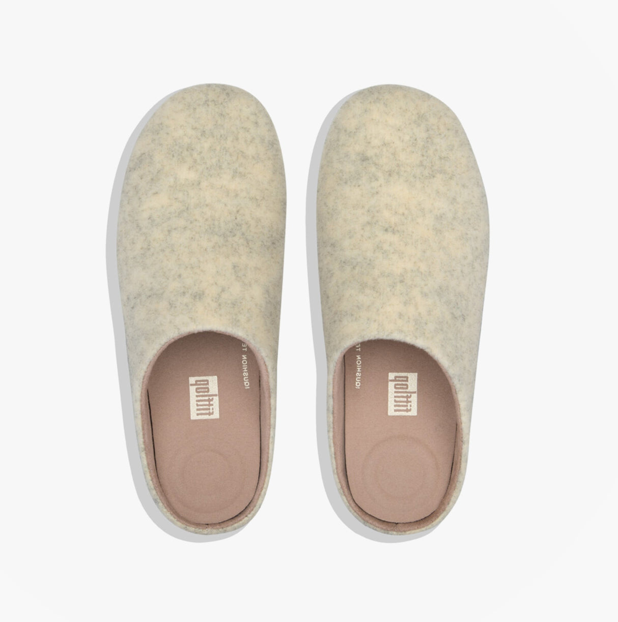 FitFlop CHRISSIE FELT Ladies Mule Slippers Cool Taupe