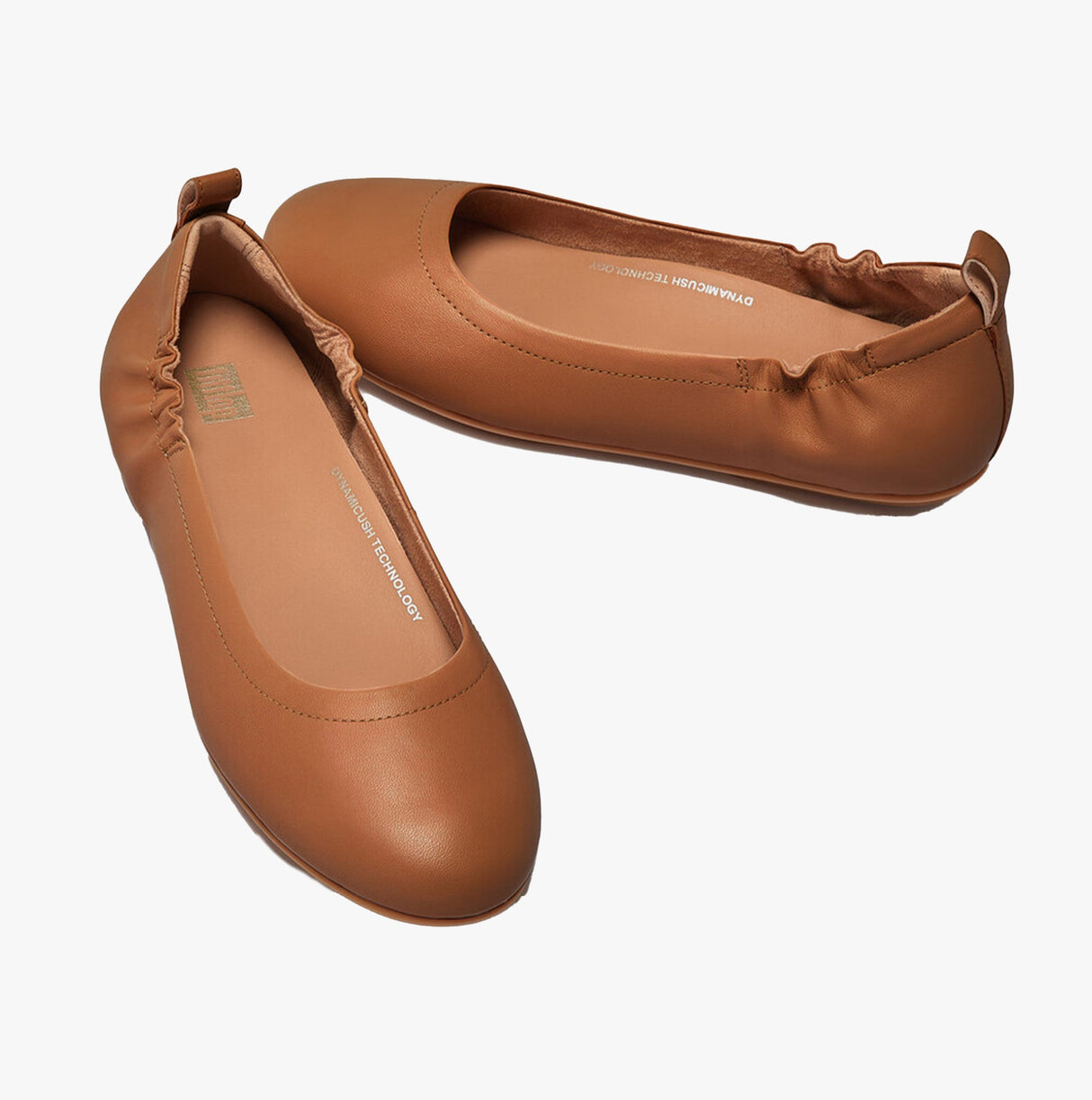 FitFlop ALLEGRO Womens Ballerina Shoes Light Tan