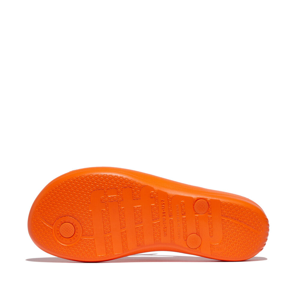 FitFlop IQUSHION SPARKLE Womens Toe Post Sandals Pop Orange