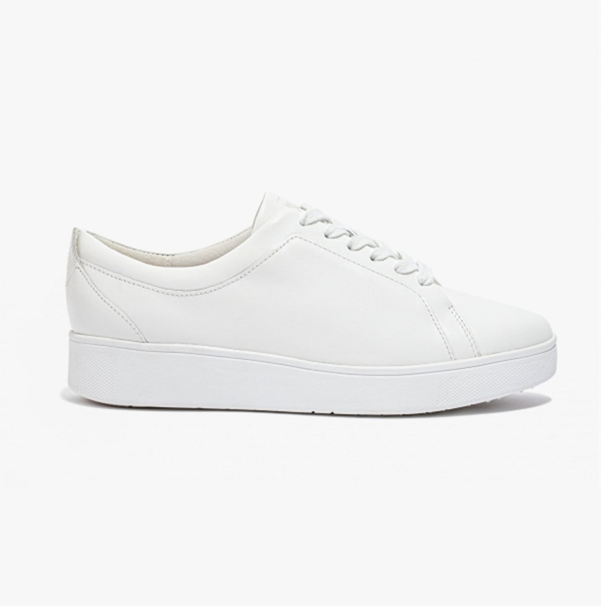 FitFlop RALLY Womens Leather Trainers Urban White