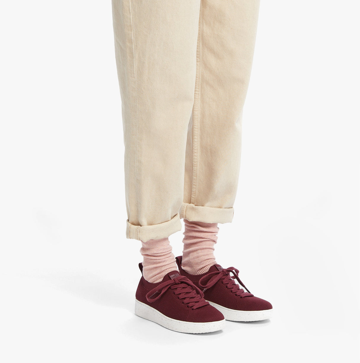 FitFlop RALLY e01 MULTI-KNIT Womens Trainers Plummy