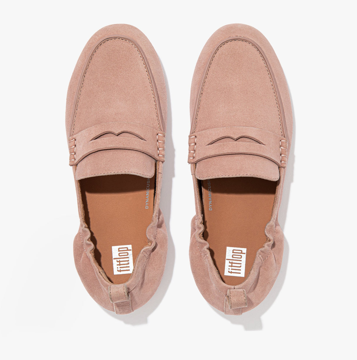 FitFlop ALLEGRO Womens Suede Penny Loafers Beige