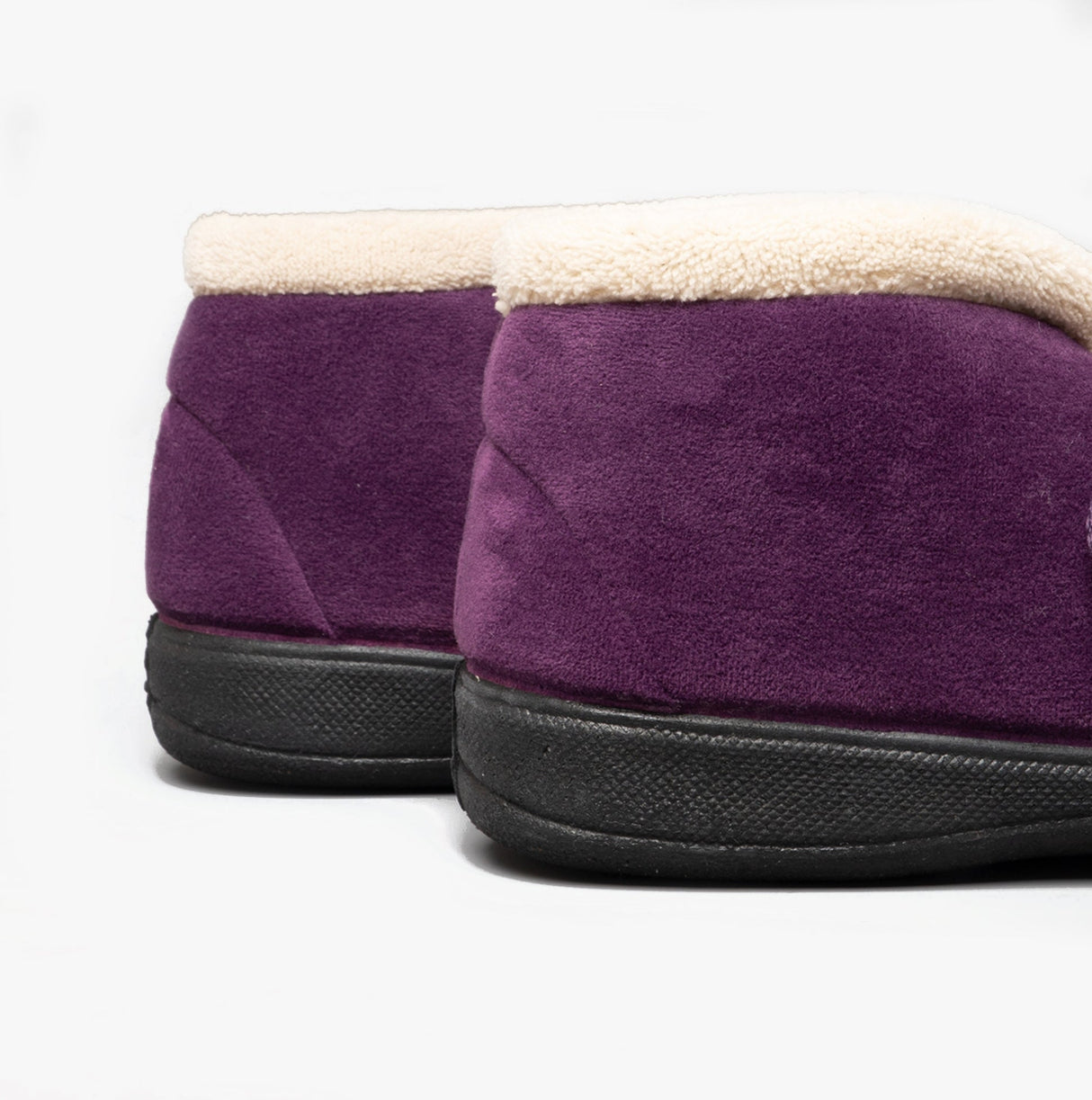 Fleet & Foster LEVITT Womens Boot Slippers Plum