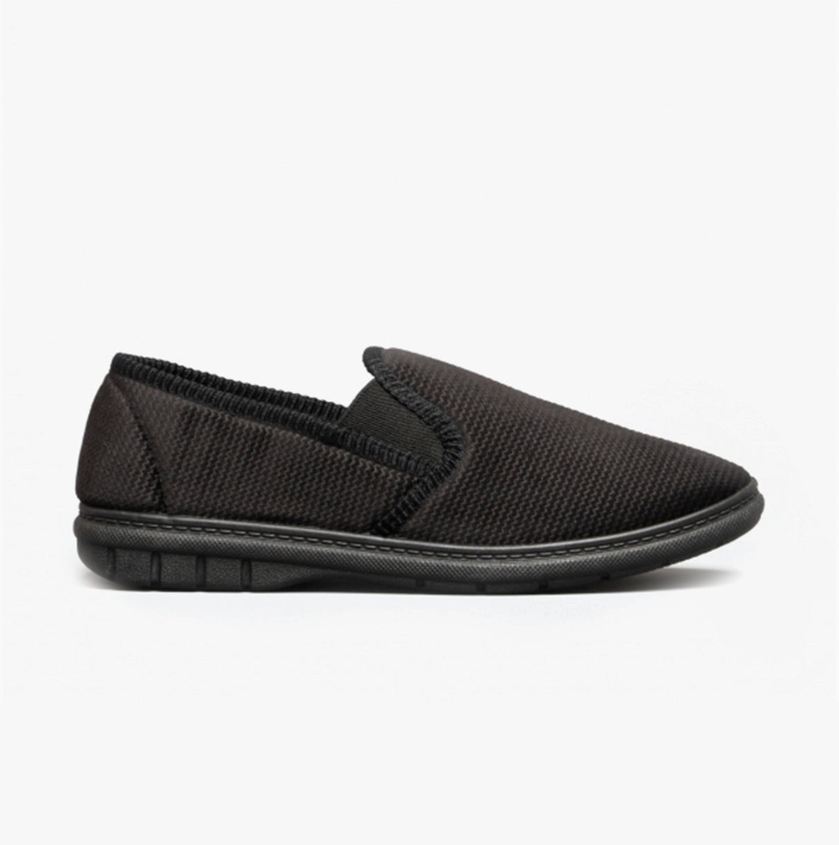 Fleet & Foster JOHN Mens Slippers Black