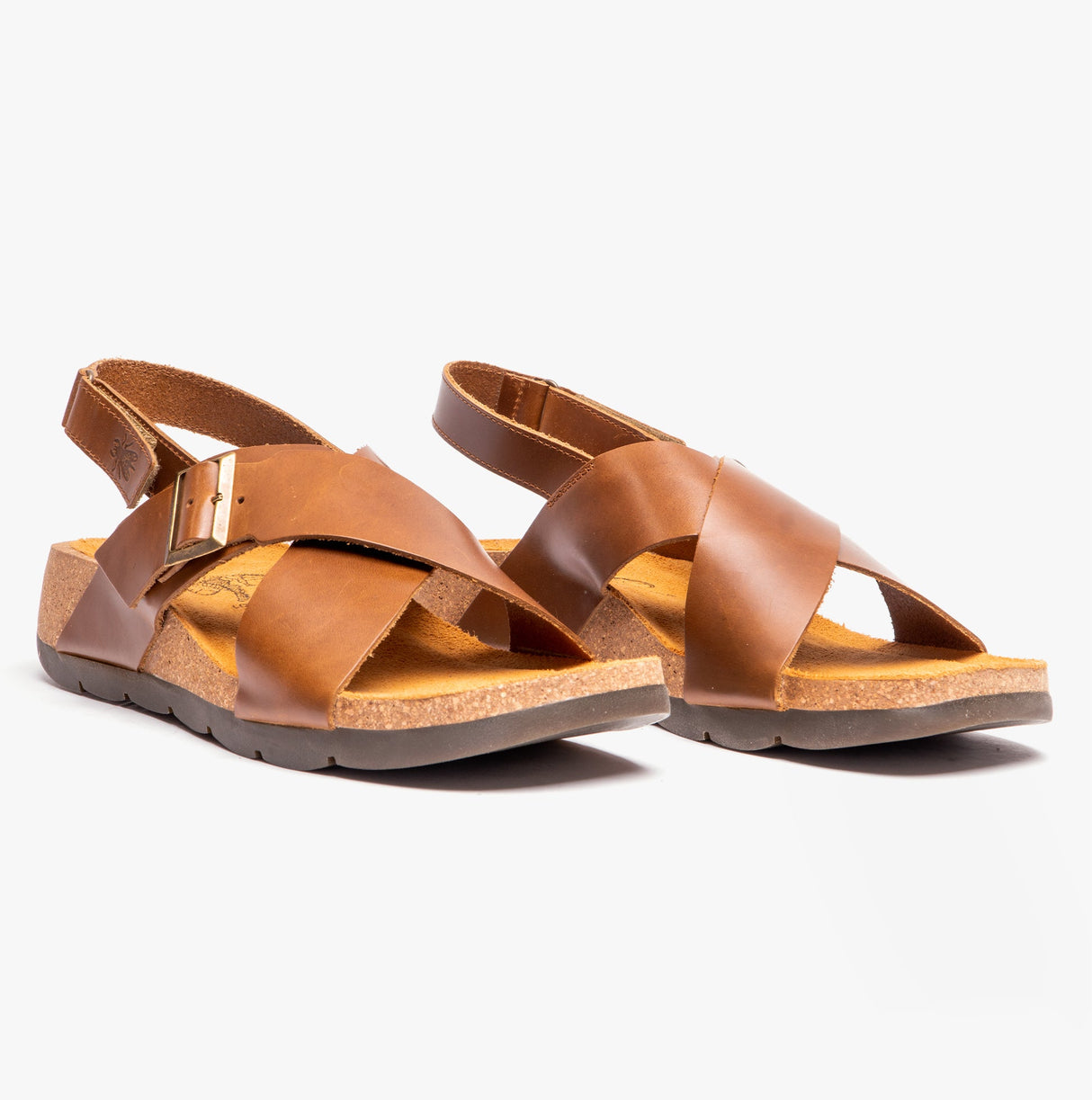 Fly London CHLO852FLY Womens Slingback Crossover Sandals Camel