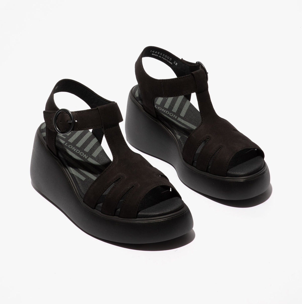 Fly London DUMA955FLY Womens Sandals Black