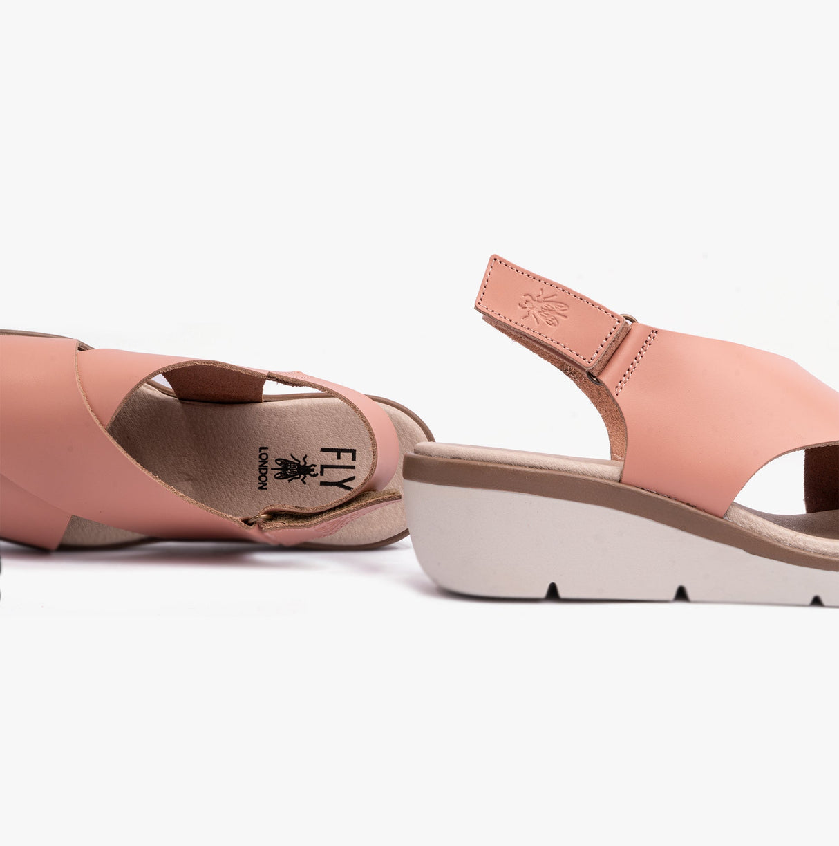 Fly London NABI058FLY Womens Sandals Nude Pink