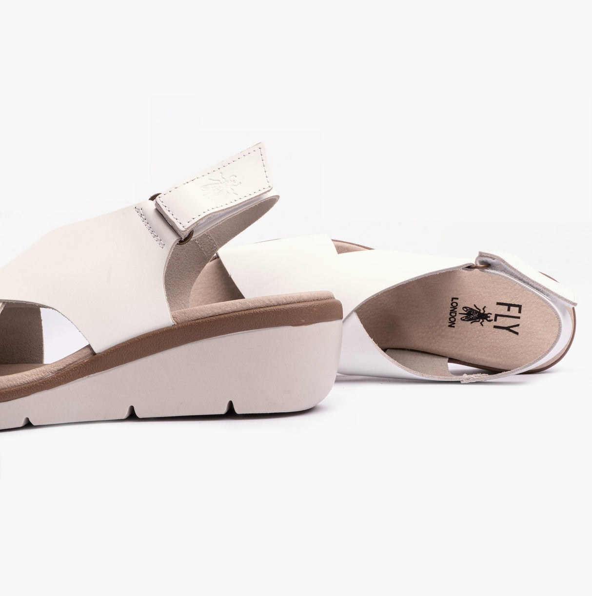 Fly London NABI058FLY Womens Sandals White