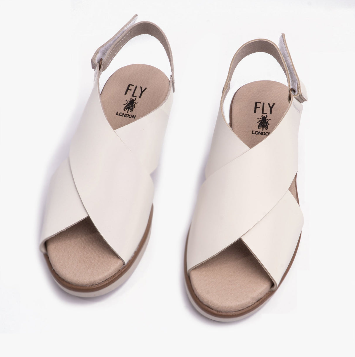 Fly London NABI058FLY Womens Sandals White