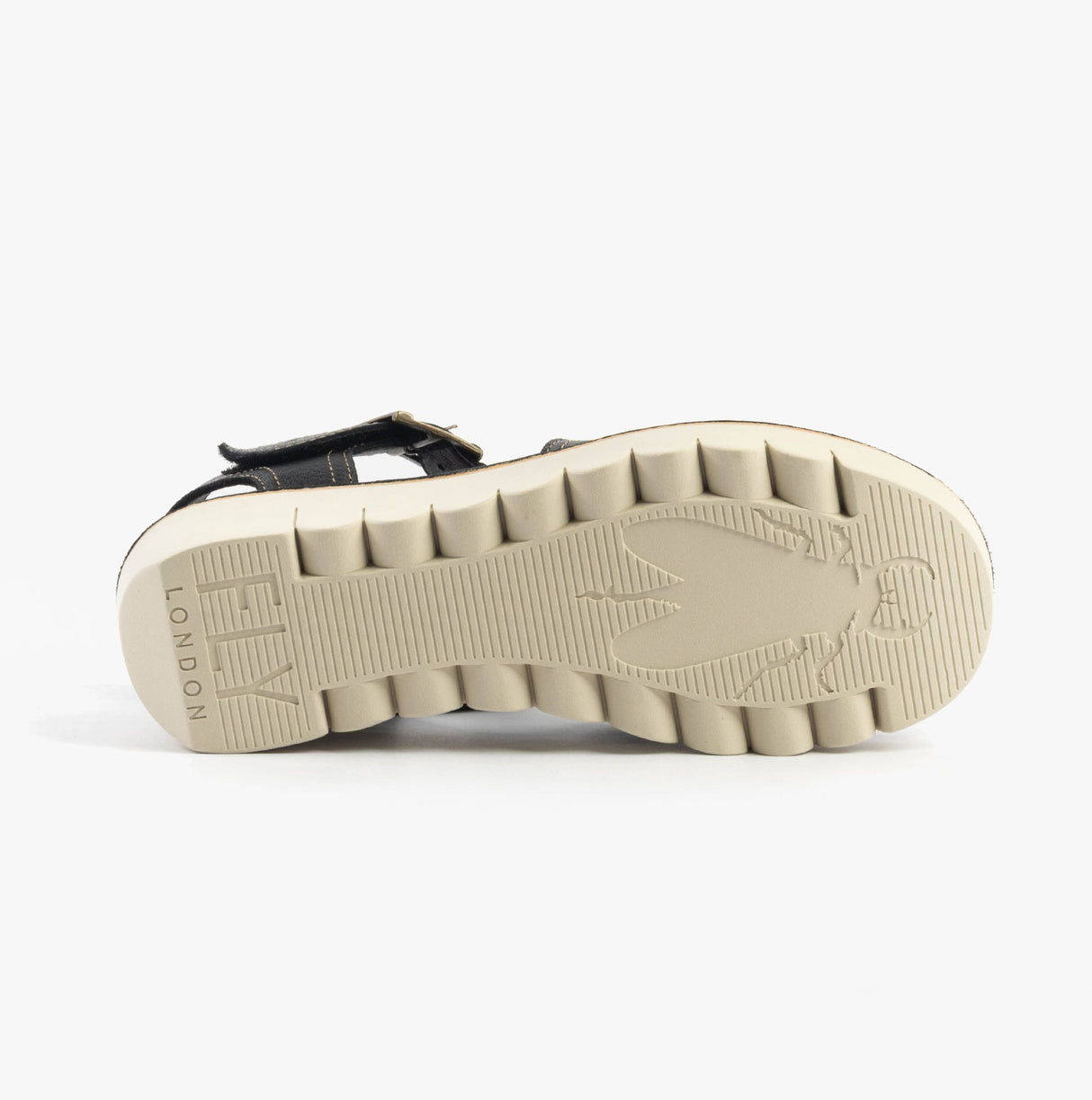 Fly London YUDD236FLY Womens Sandals Black