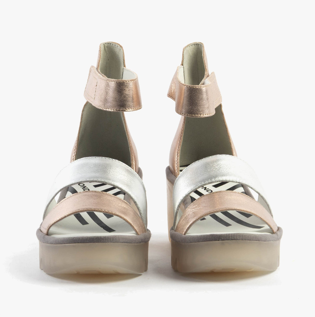 Fly London BONO290FLY Womens Sandals Sahara/Silver/Sahara