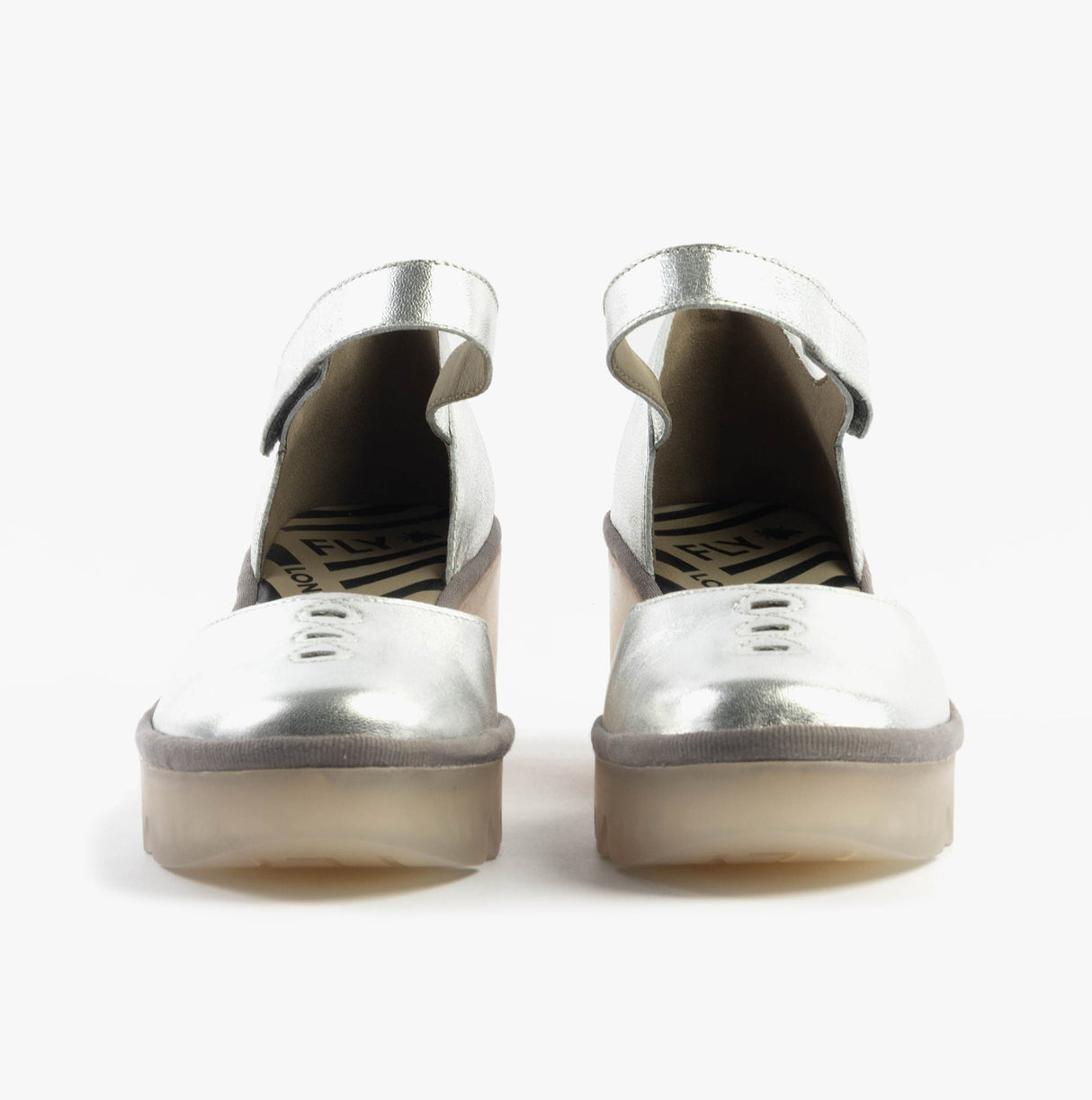 Fly London BISO305FLY Womens Sandals Silver