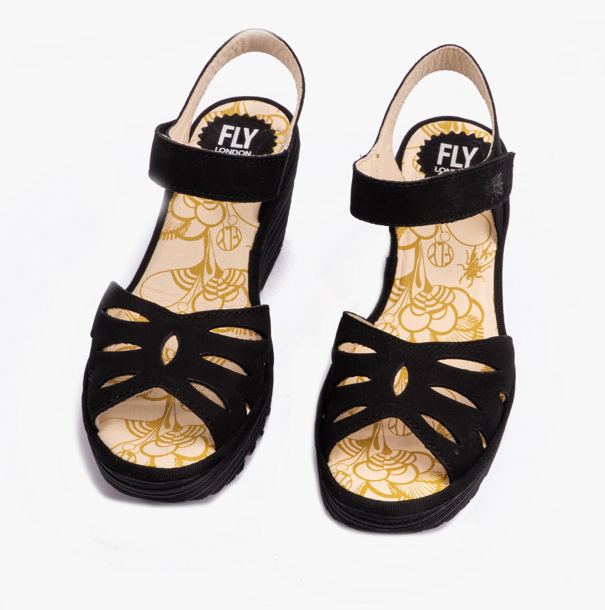 Fly London YAZI479FLY Womens Sandals Black