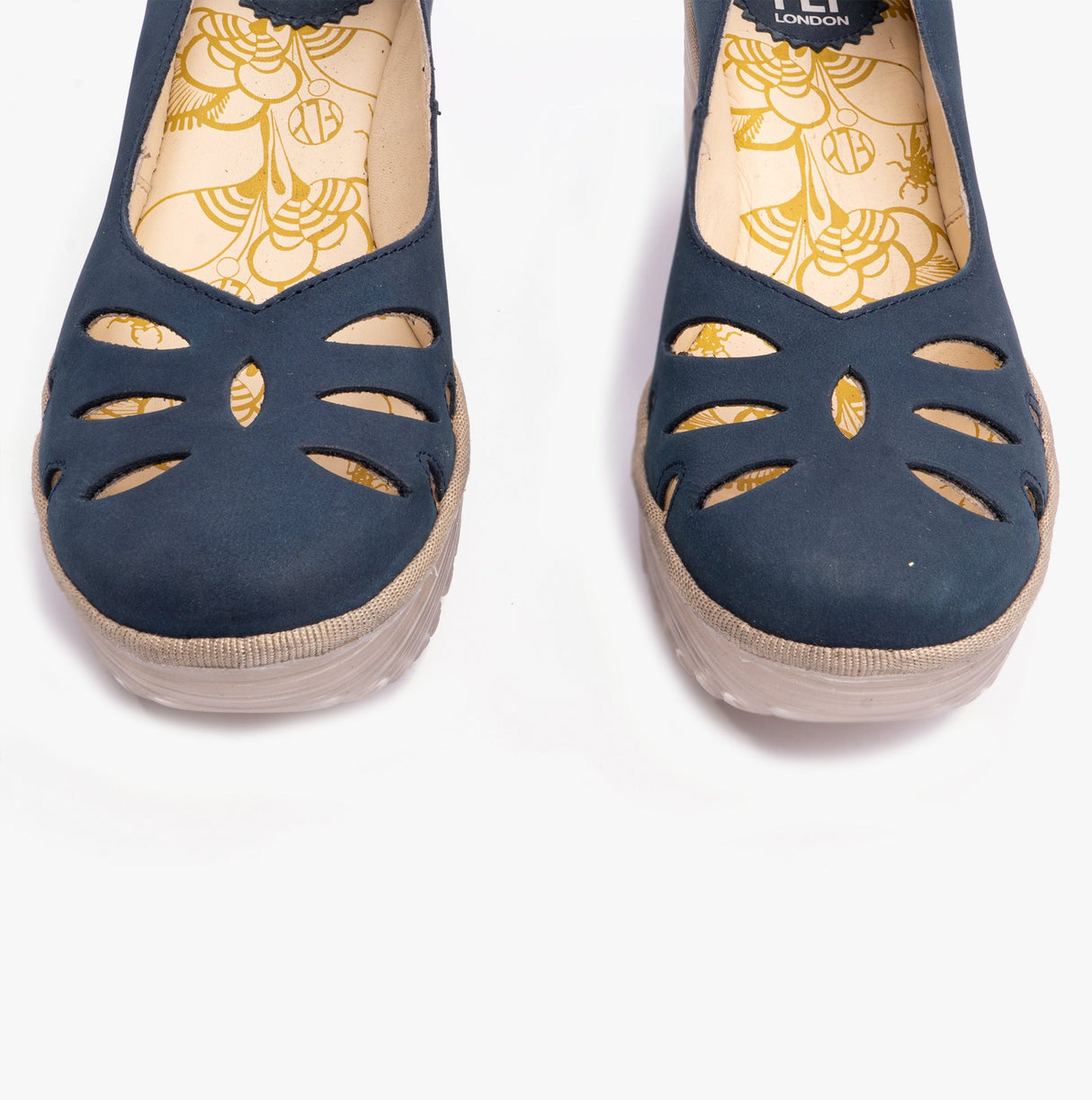 Fly London YUBI480FLY Womens Shoes Blue