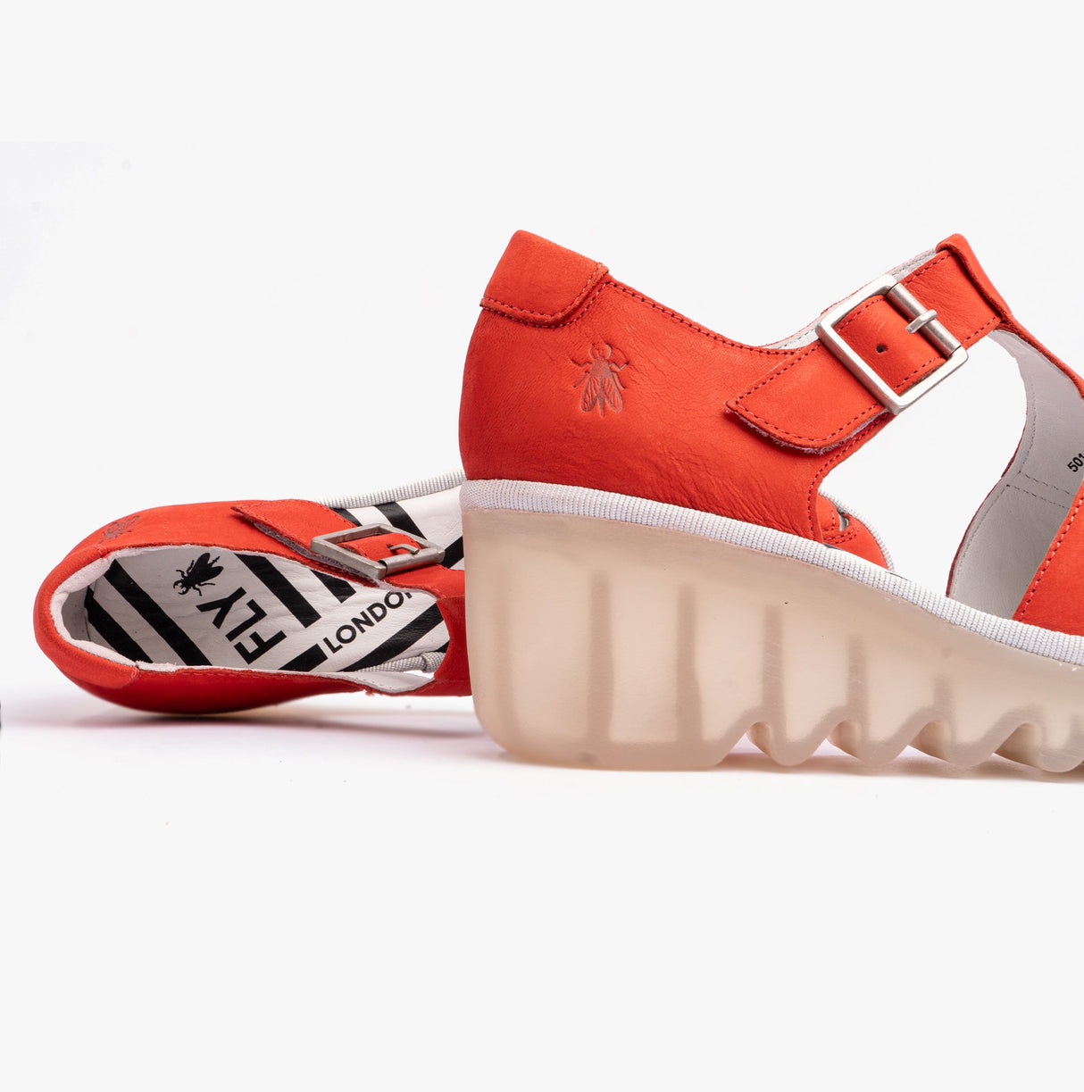 Fly London BURI481FLY Womens Shoes Scarlet