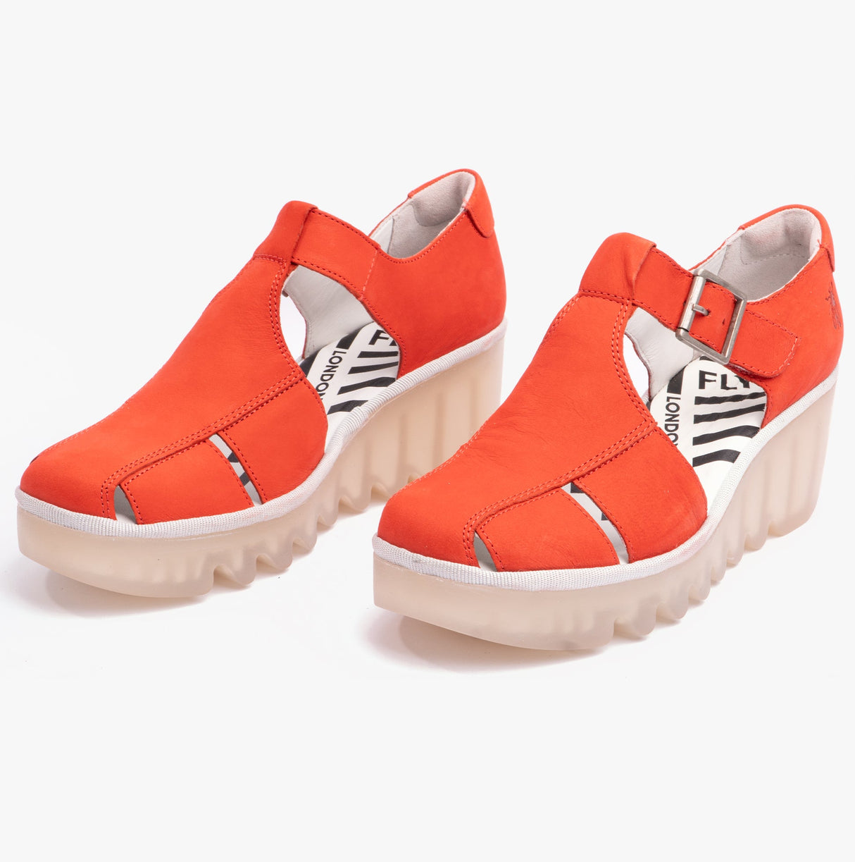 Fly London BURI481FLY Womens Shoes Scarlet