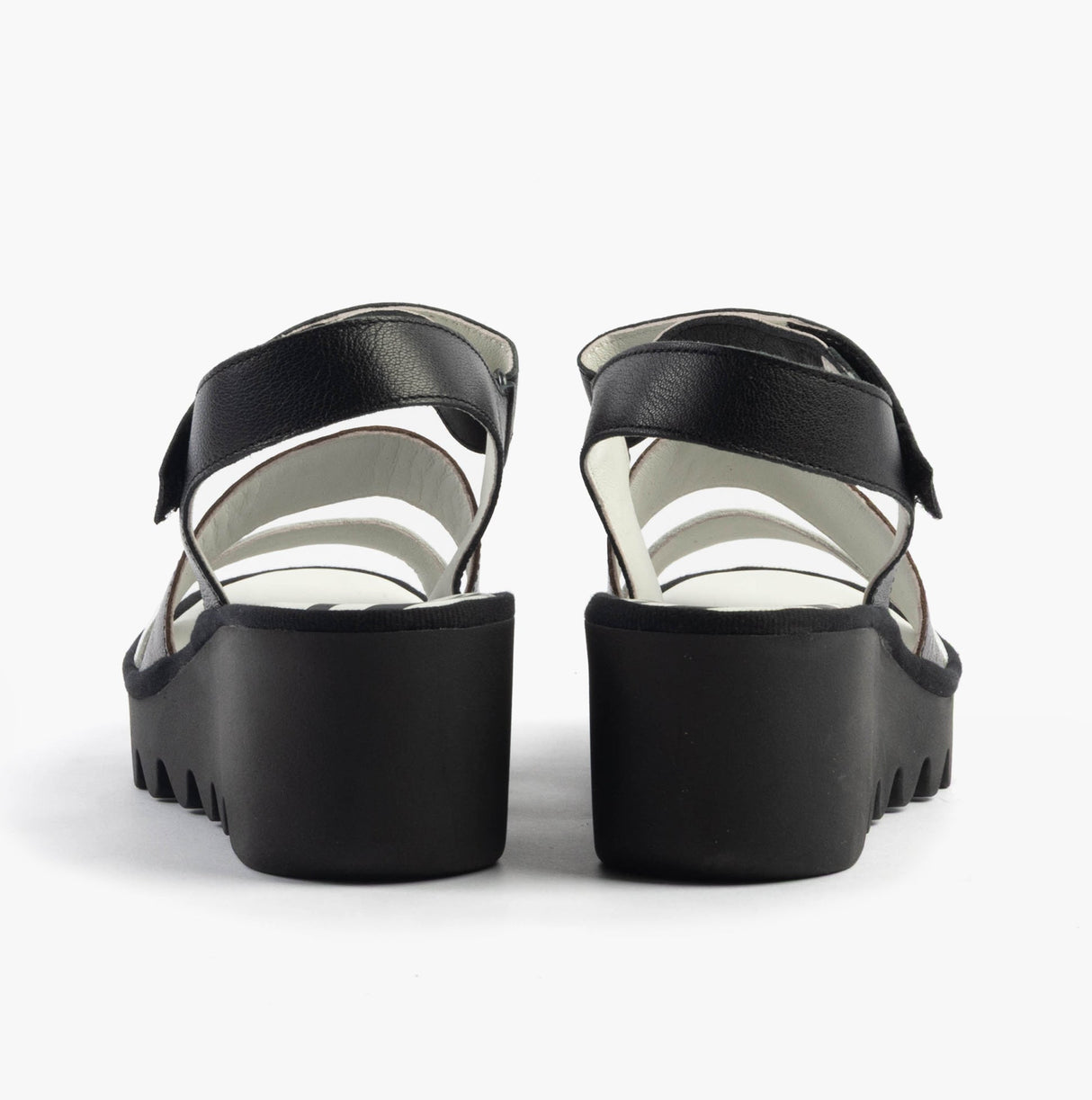 Fly London BEXY575FLY Womens Sandals Silver/Graphite/Black