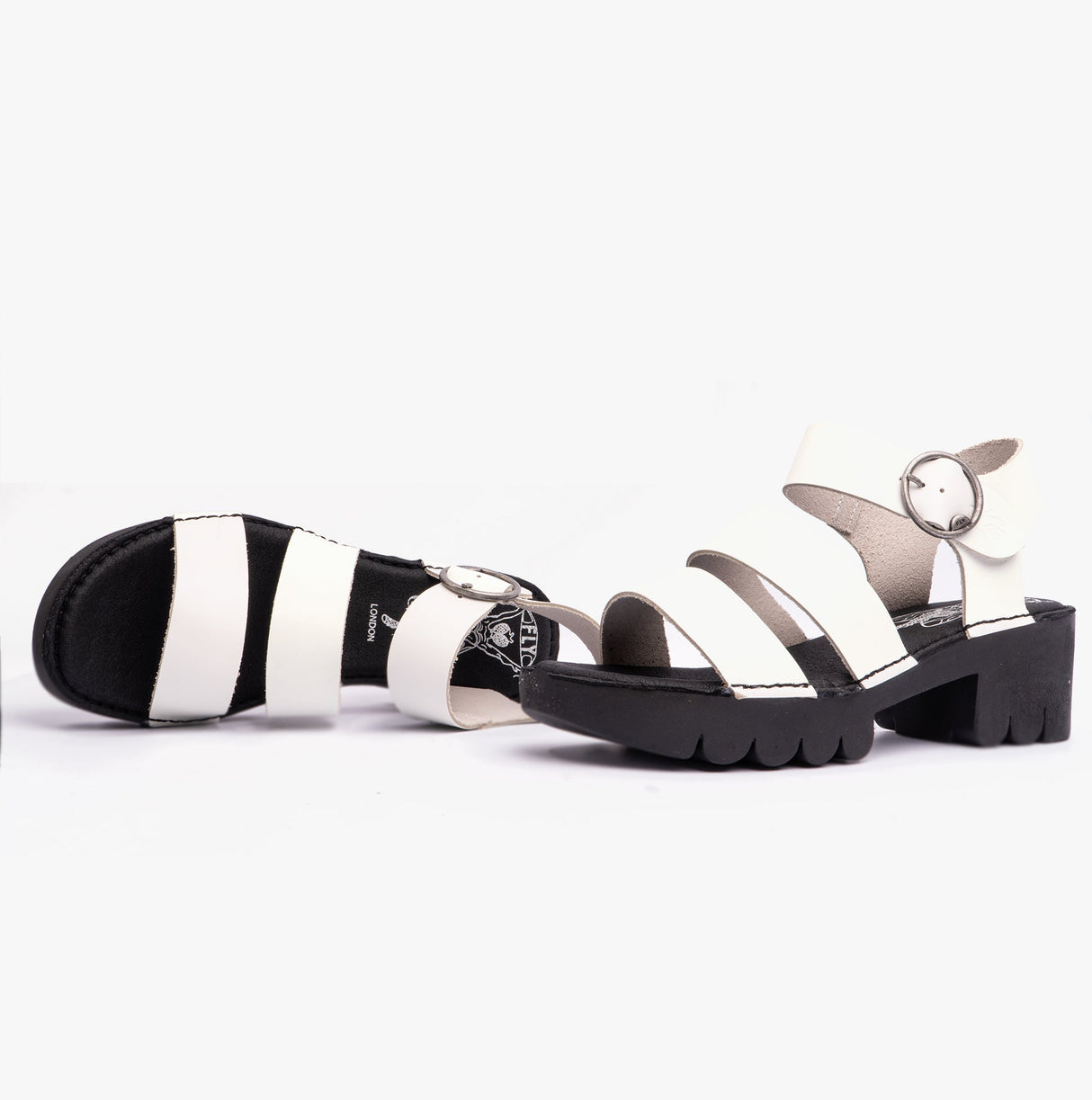 Fly London EGLY520FLY Womens Sandals Off White