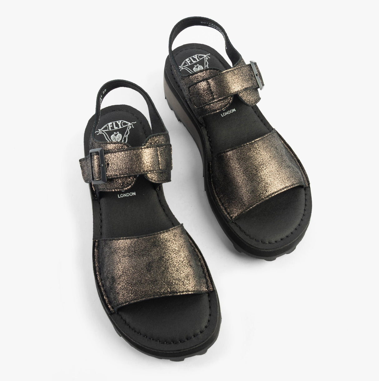 Fly London HALY559FLY Womens Sandals Graphite