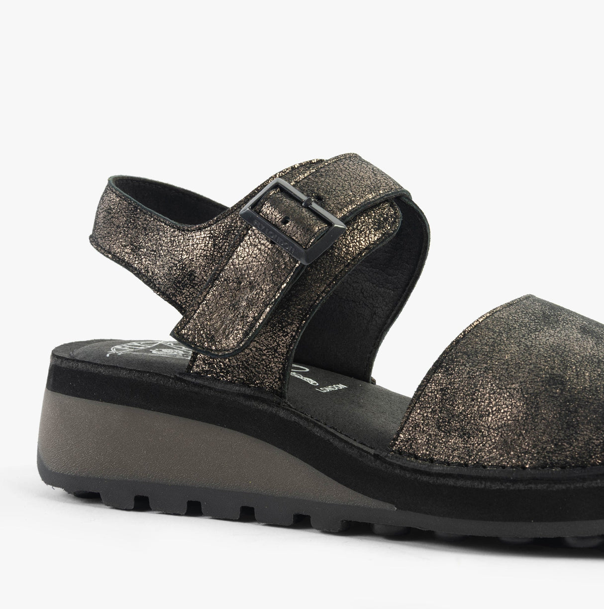 Fly London HALY559FLY Womens Sandals Graphite