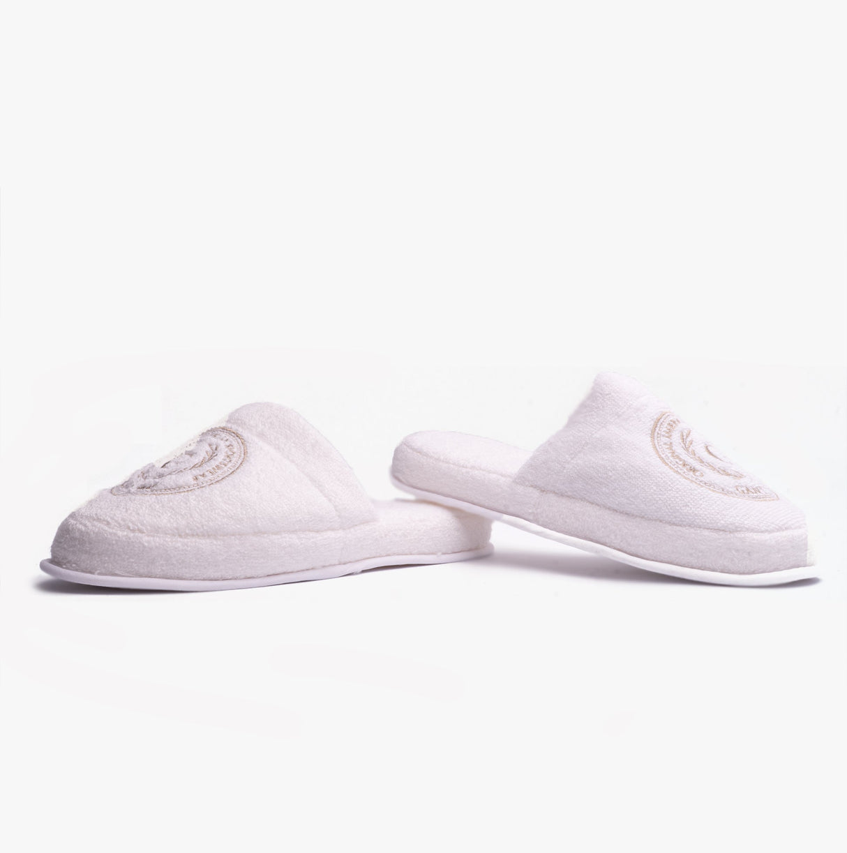 GANT CREST Unisex Mule Slippers White