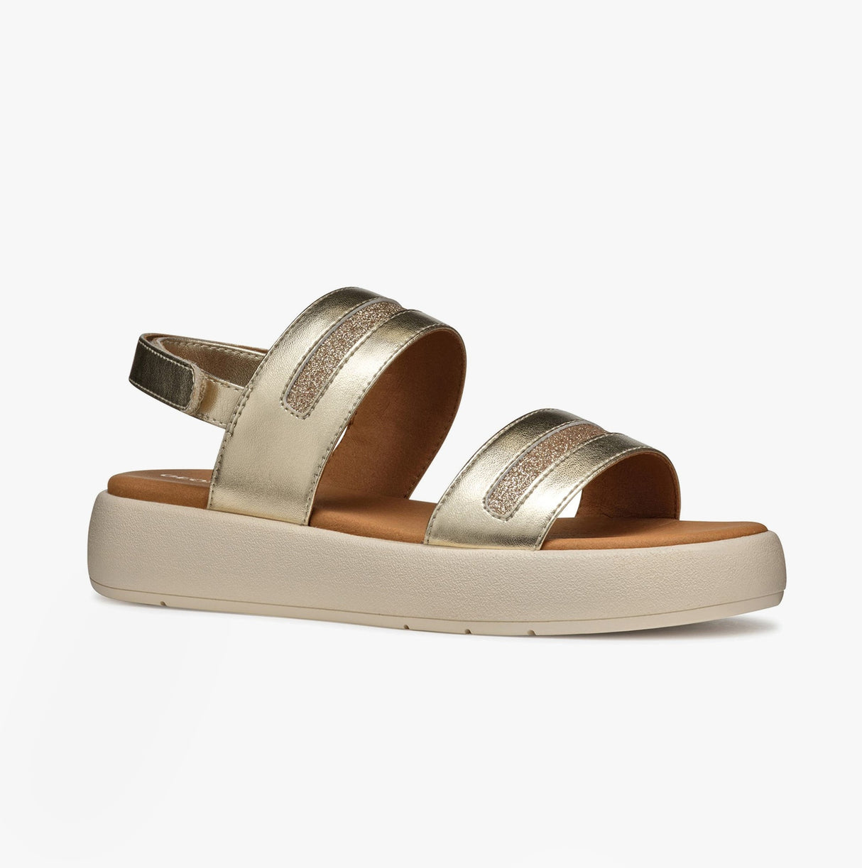 GEOX D CAMALEI Womens Sandals Light Gold