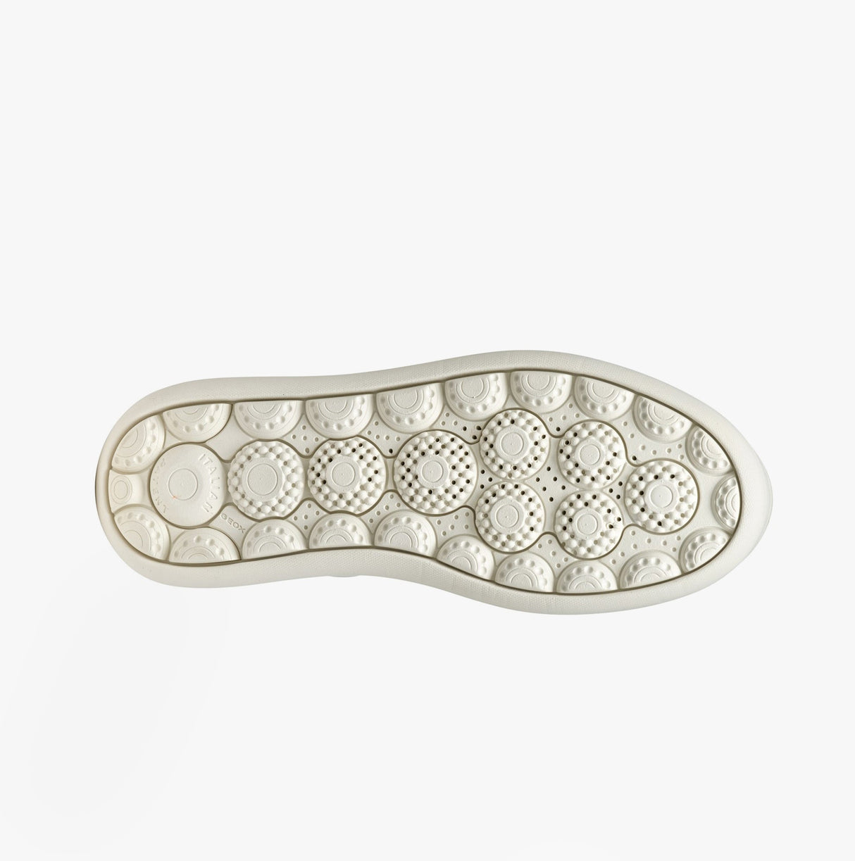 GEOX D SPHERICA ECUB-2 Womens Trainers White/Light Gold