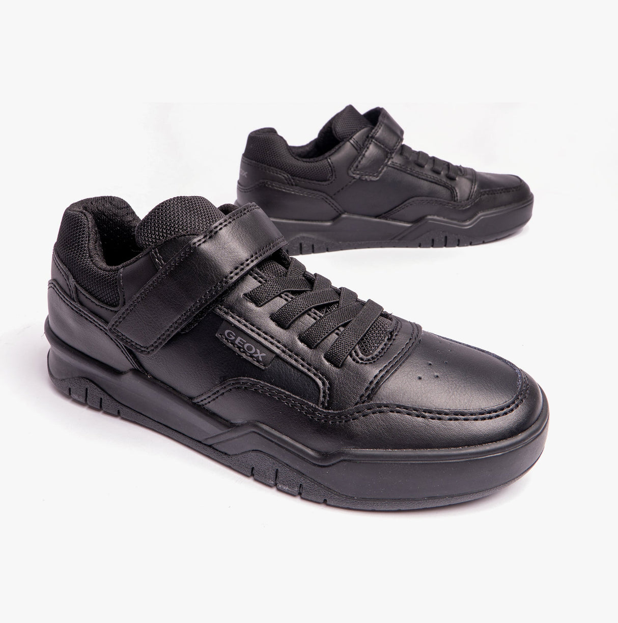 GEOX J PERTH BOY Boys School Shoes Black