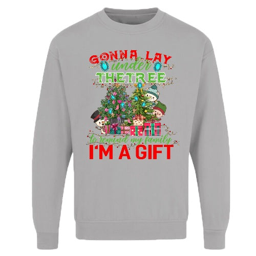 Adults Xmas Sweatshirt - I'M A GIFT