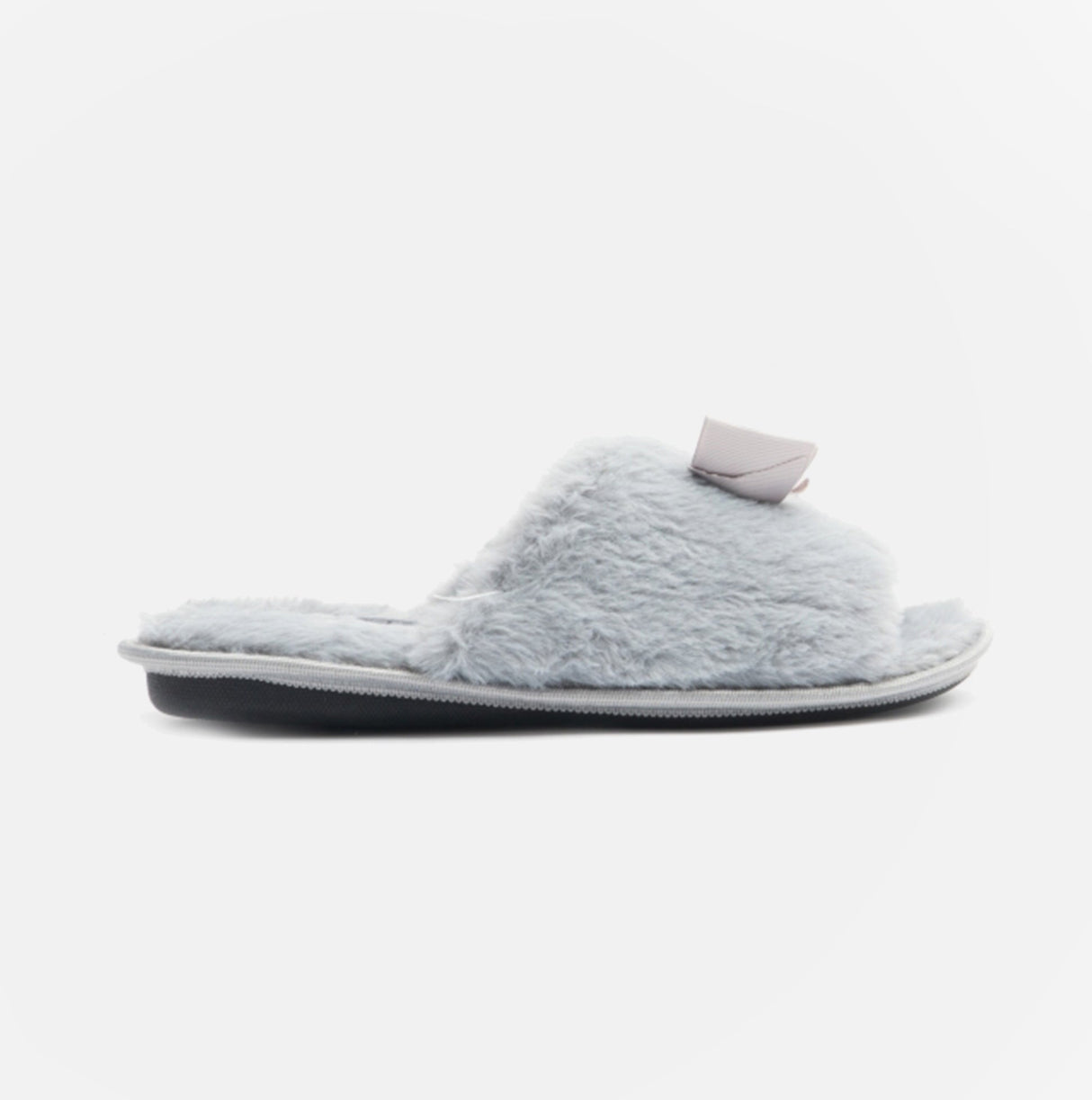 Jo & Joe EMPRESS Womens Open Toe Mule Slippers Grey