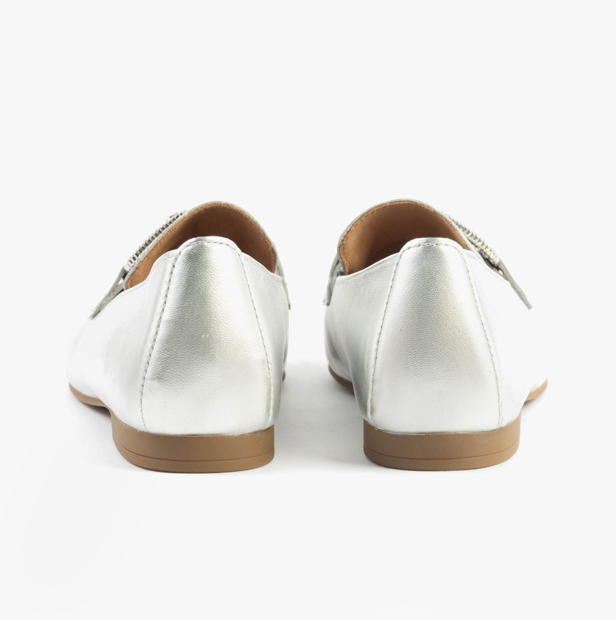 Gabor JACKIE Womens Loafers Silver